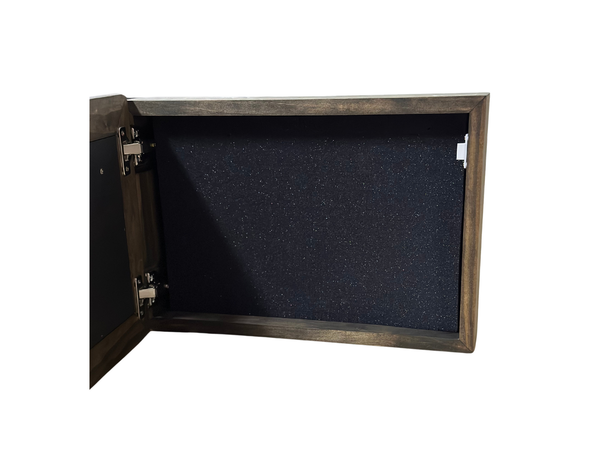 Peony (jacobean) Gun Safe - Wall Mounted Decorative Secure Gun Cabinet