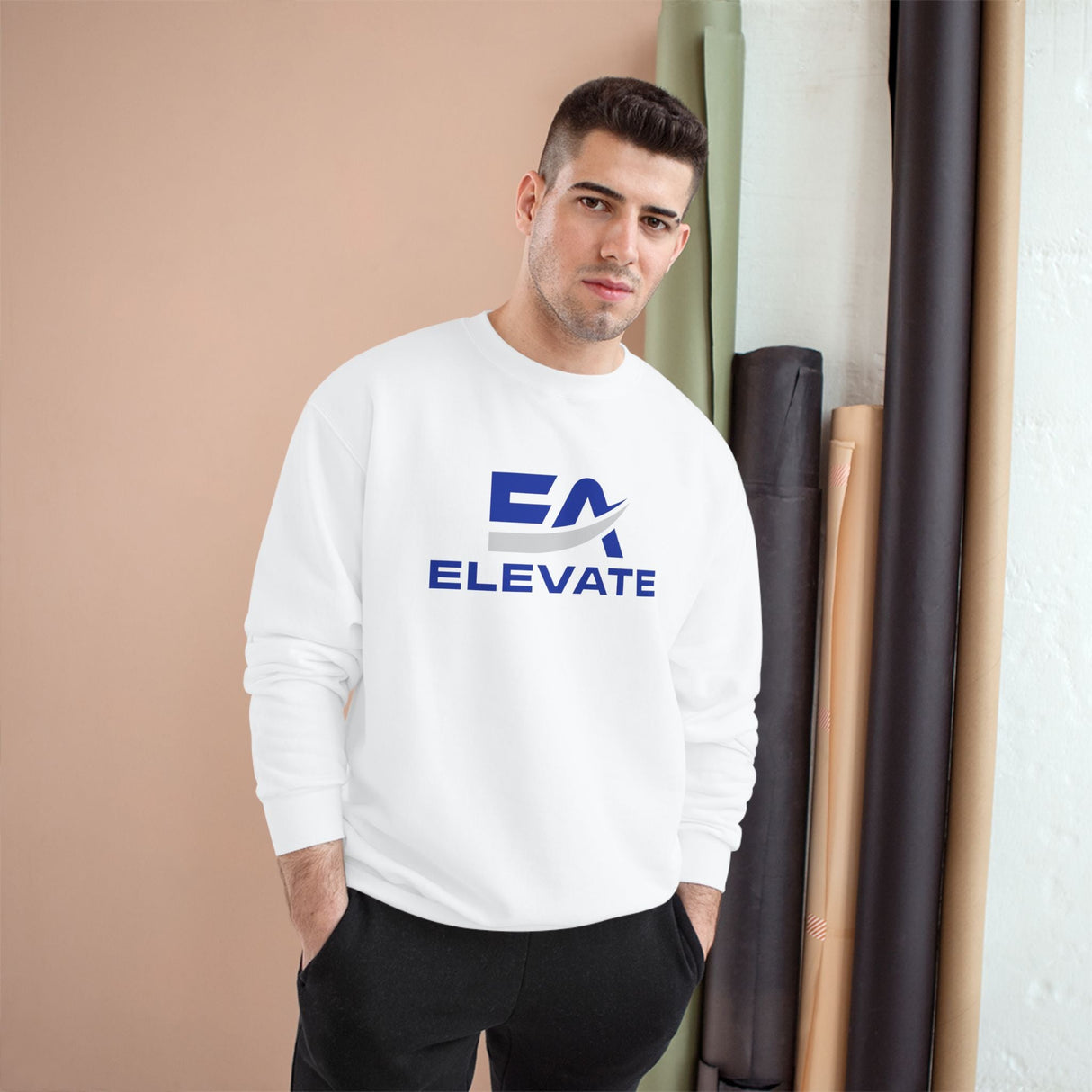 Champion Eco Crewneck Sweatshirt With Double Dry Technology For Warmth And Comfort For Eco Conscious Athletes