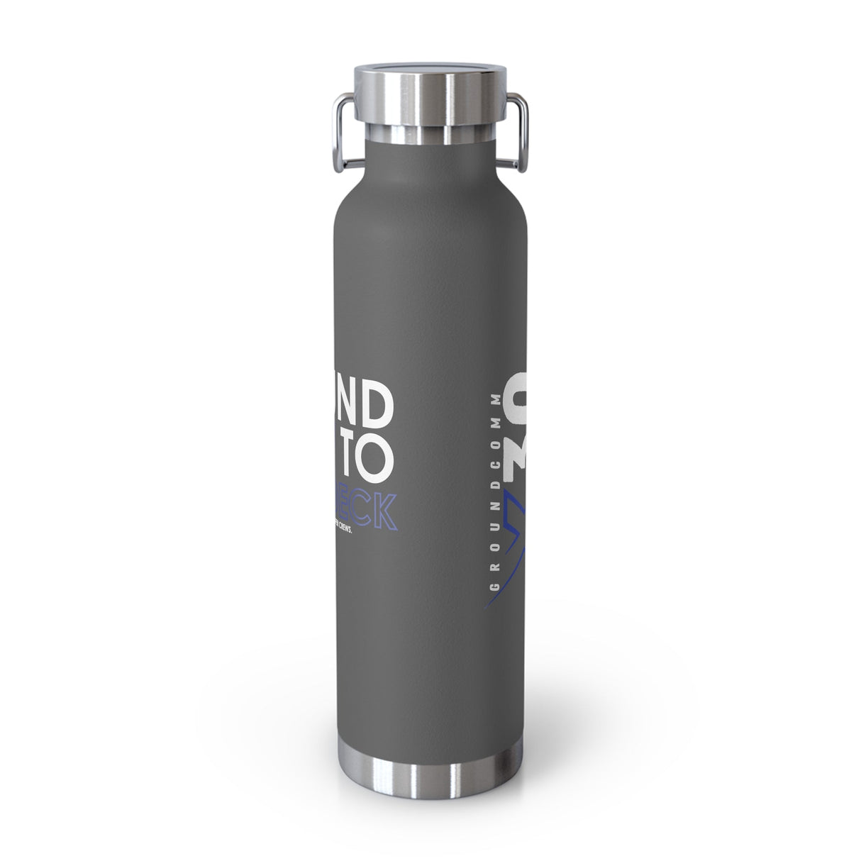 GroundComm X30 Copper Vacuum Insulated Bottle 22oz Keeps Hot 12 Hours Cold 48 Hours For Outdoors The Crew Hangar