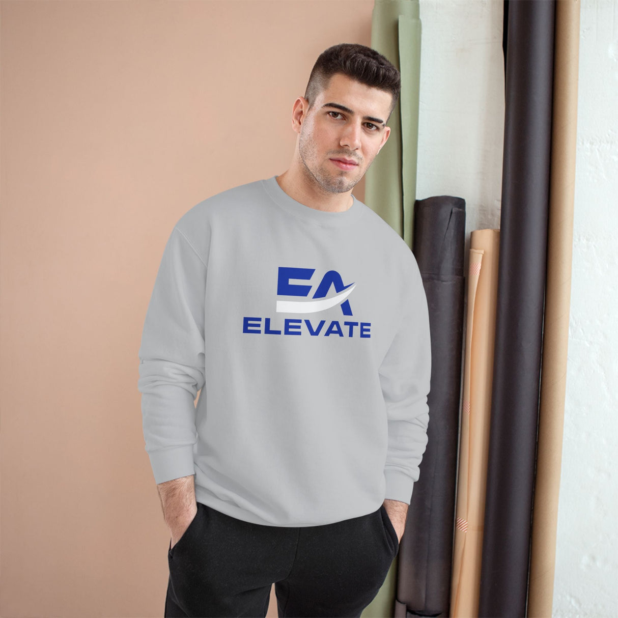 Champion Eco Crewneck Sweatshirt With Double Dry Technology For Warmth And Comfort For Eco Conscious Athletes