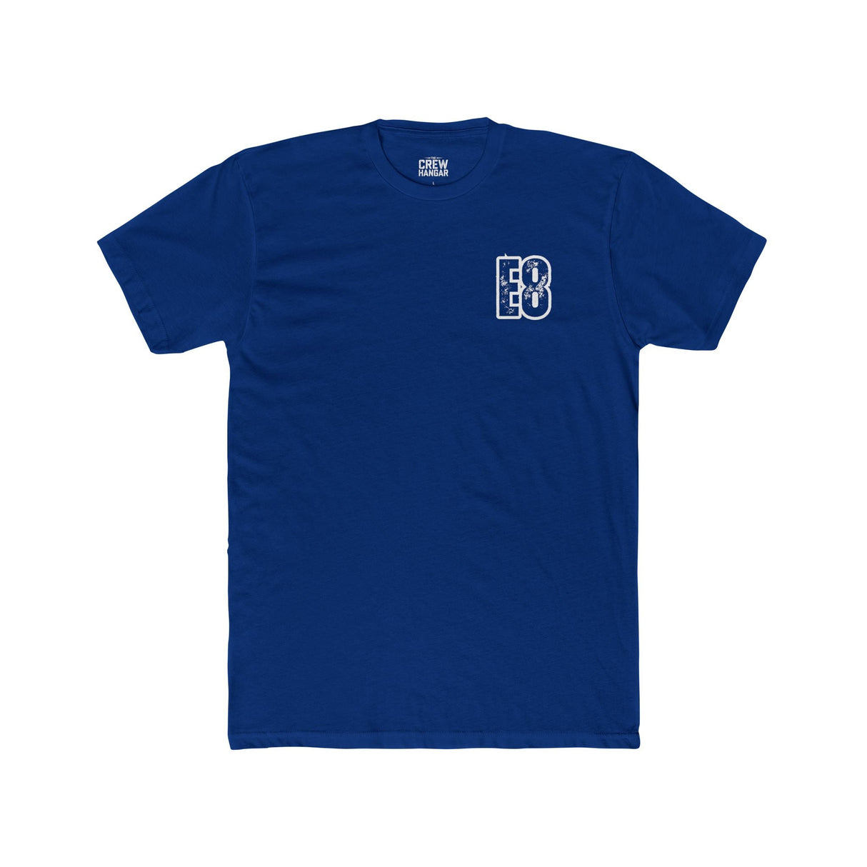 E8 Identity Tee By The Crew Hangar For Elevate Crew Bold Chest Logo And Back Rally Message