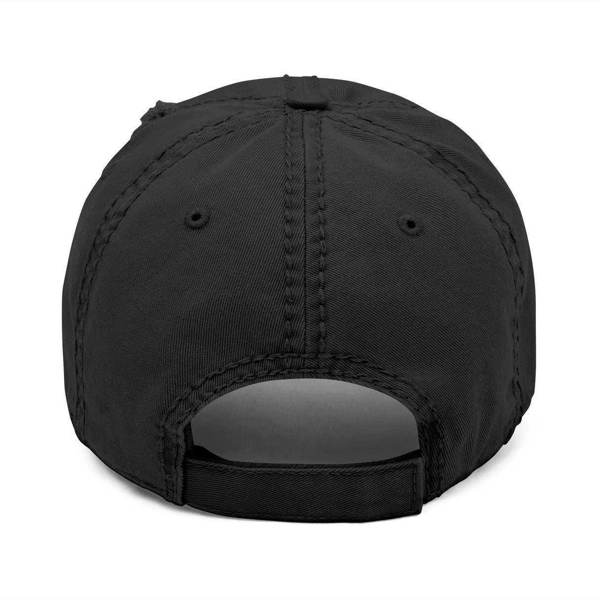 The Crew Hangar Distressed Embroidered Dad Hat Unisex Casual Vintage Cap For Everyday Wear