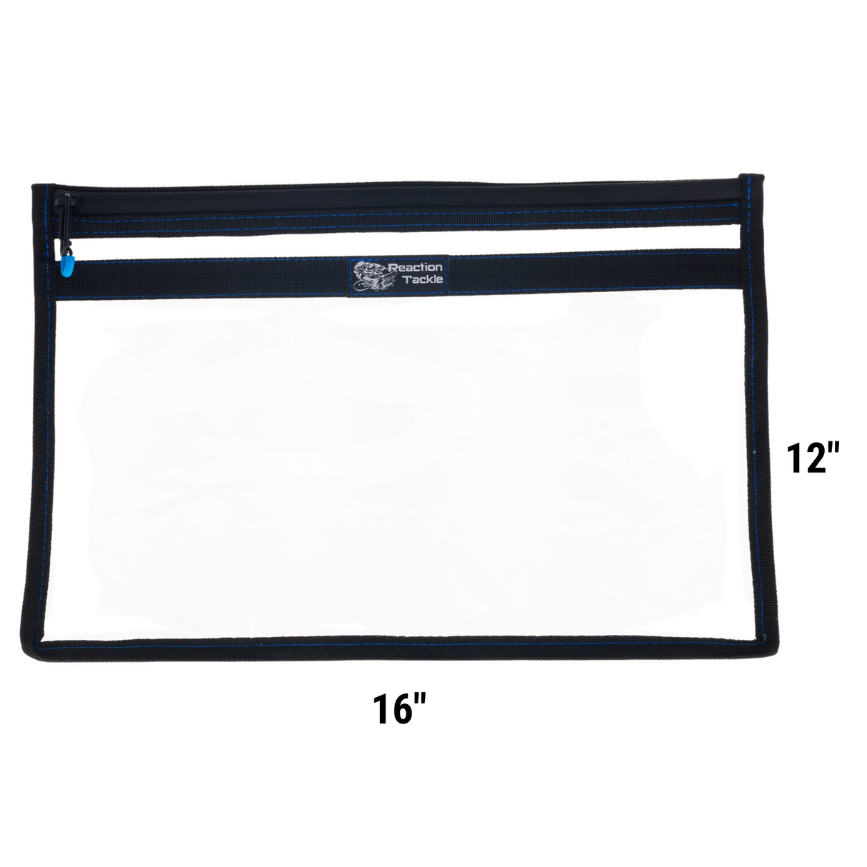 Reaction Tackle Clear Storage Bag Tackle Pak - Water-Resistant Plastic Storage - New