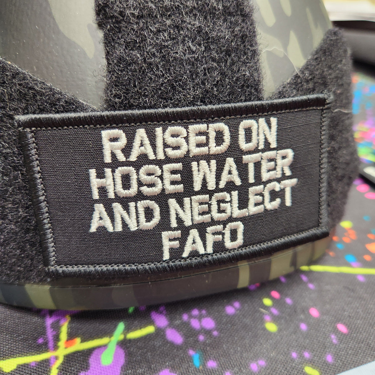 As Seen on Socials - Raised on Hose Water and Neglect FAFO - 2x4 Patch - Multiple Variants