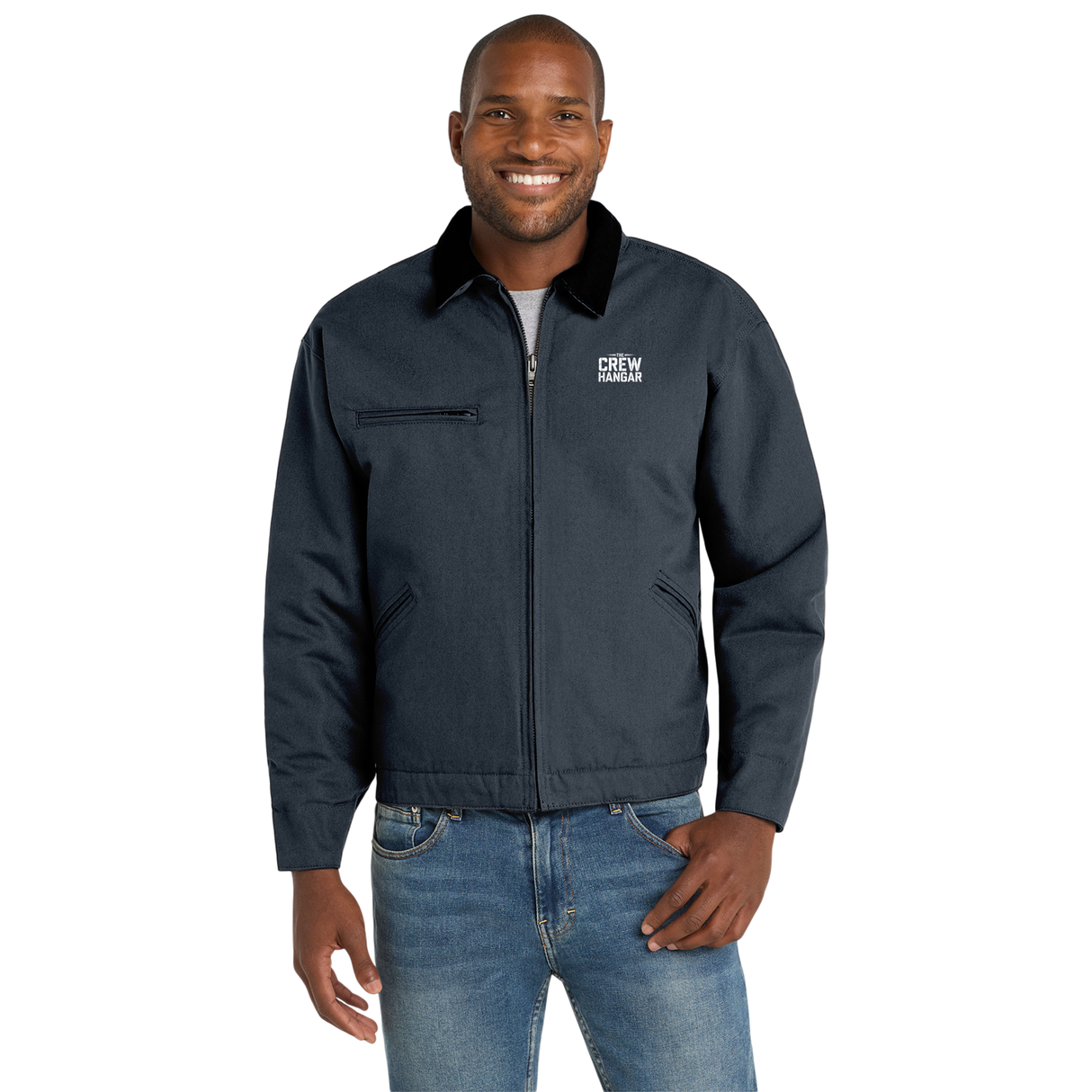 Ground Commander Duck Cloth Jacket The Crew Hangar Edition For Ramp Pros Leaders Durability