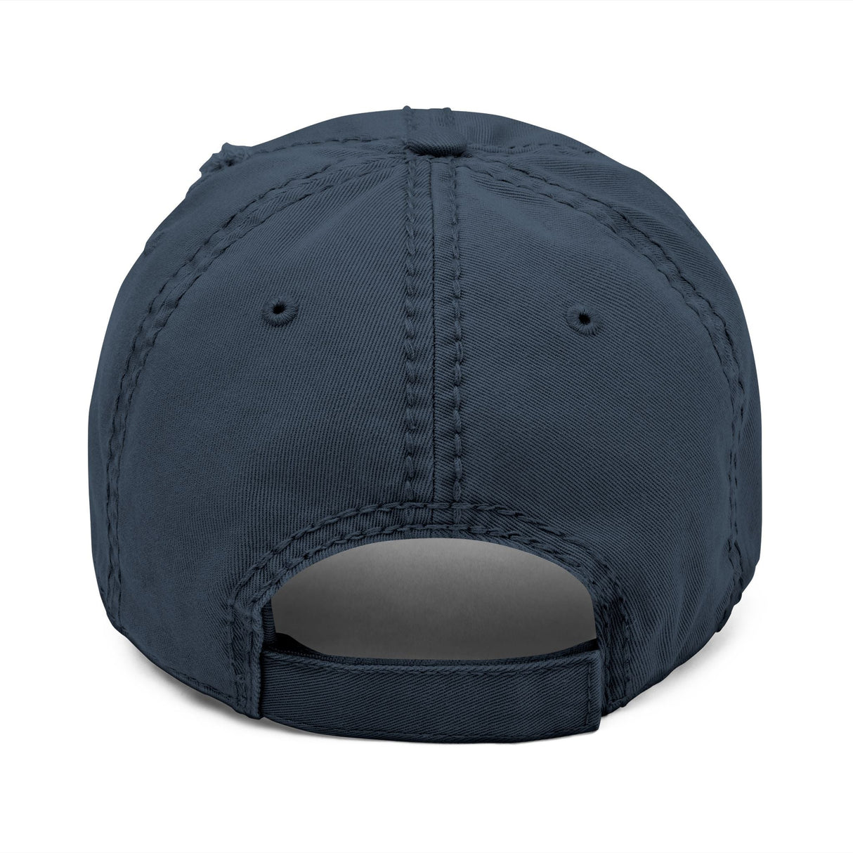 The Crew Hangar Distressed Embroidered Dad Hat Unisex Casual Vintage Cap For Everyday Wear