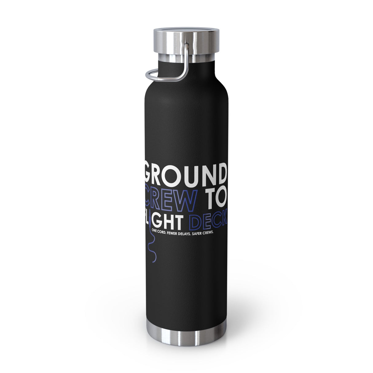 GroundComm X30 Copper Vacuum Insulated Bottle 22oz Keeps Hot 12 Hours Cold 48 Hours For Outdoors The Crew Hangar