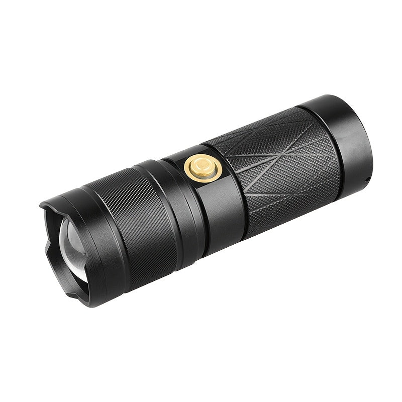Tactical Flashlight Rechargeable Zoomable 8 Modes-0