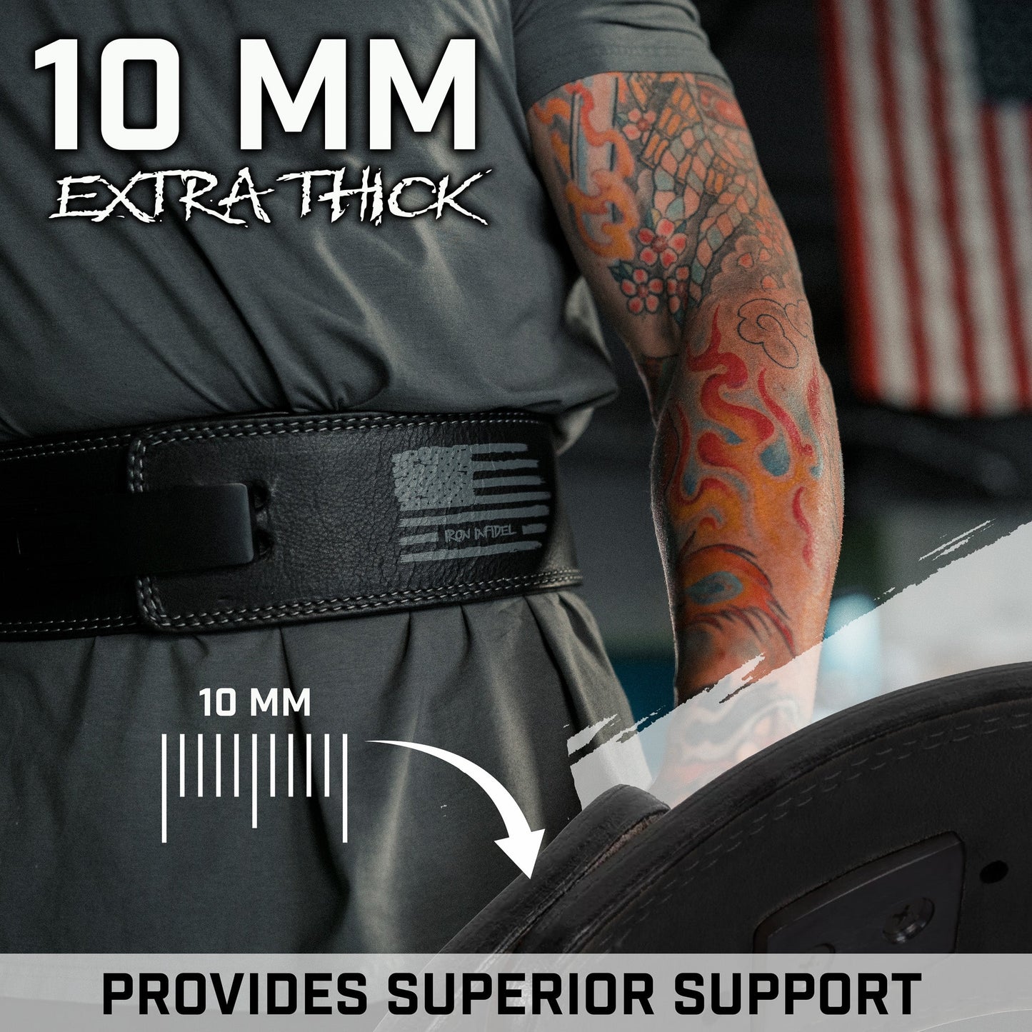 Assault Belt: 10mm Lever Weightlifting Belt