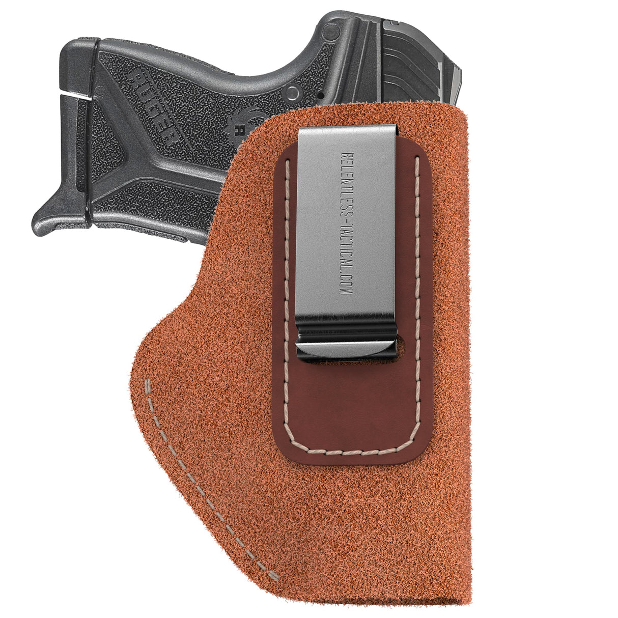 The Ultimate Suede Leather IWB Holster - Small Size | Fits Ruger LCP, LCP2, Sig P238, P290, S&W Bodyguard .380 and Most .380's - Lifetime Warranty - Made in USA