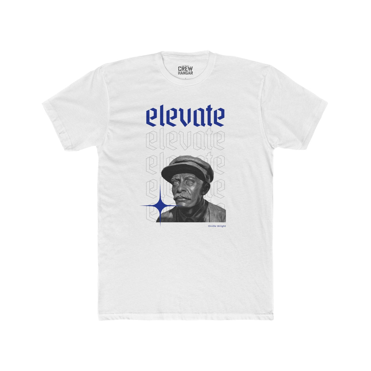 Orville Wright Vintage Tee Elevate Edition By The Crew Hangar Soft Structured Fit For Aviation History Fans
