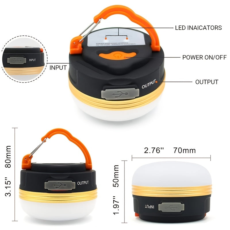 LED Camping Lantern Rechargeable Portable Tent Light-3