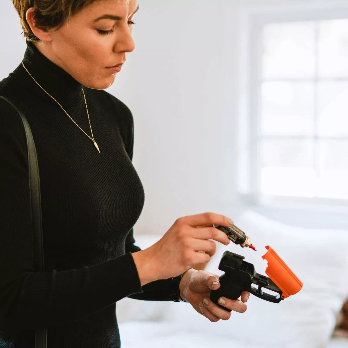 SABRE Red Aim and Fire Pepper Gel Refill Canister 2 Pack with UV Marking Dye USA