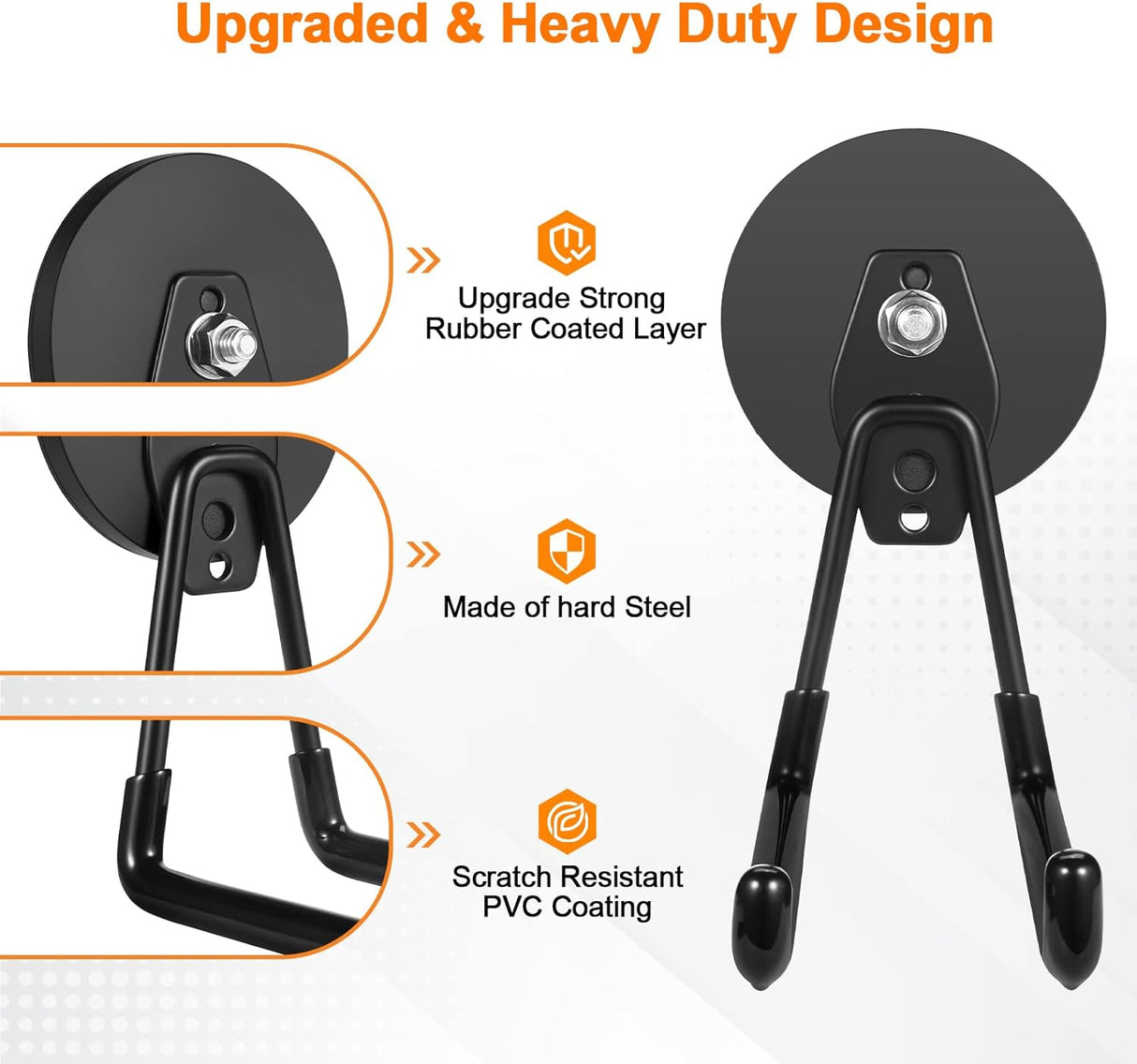 Magnetic Pushback Utility Hooks 10lb Capacity For Ground Crew Cords And Headsets The Crew Hangar