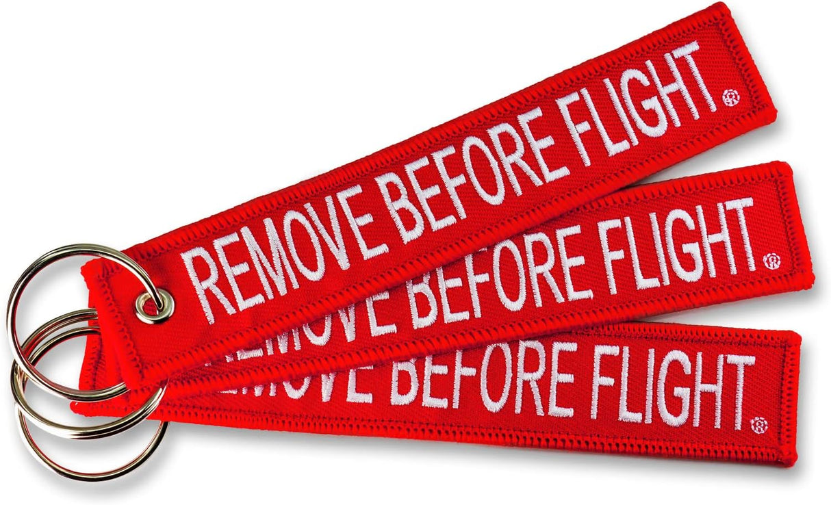 Remove Before Flight Key Chain 3 Pack Pilot The Crew Hangar