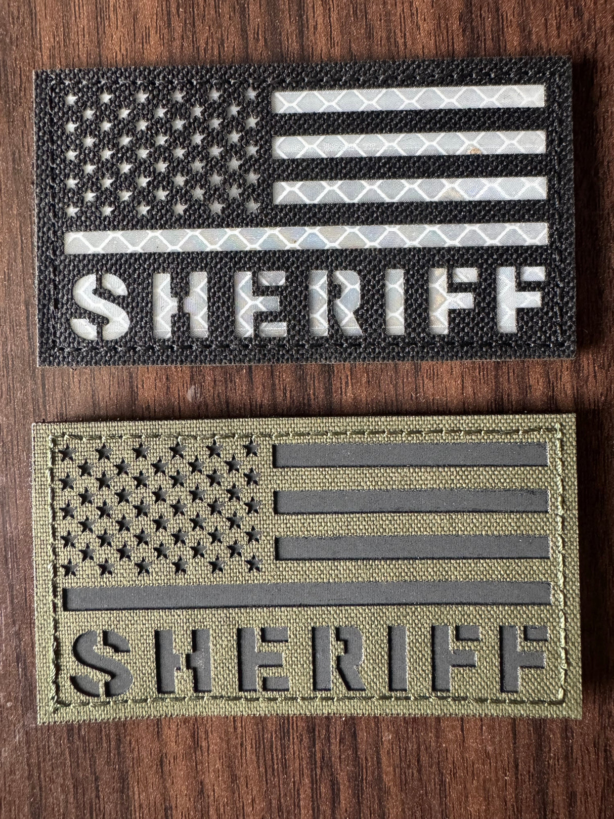 2x3.5” Sheriff Patch IR or Reflective