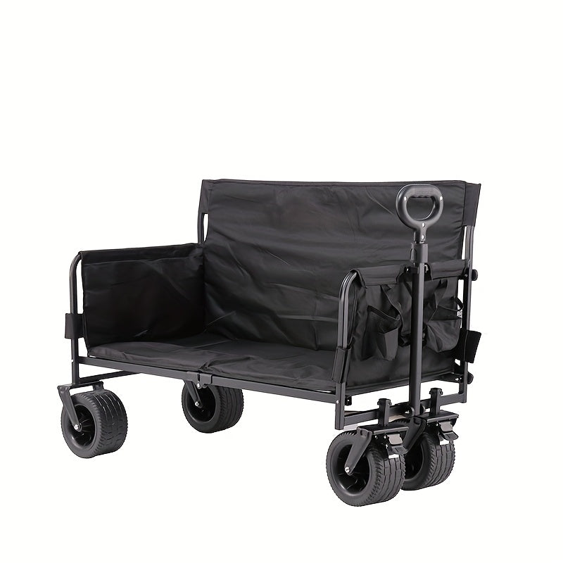 Camping Cart Multi-Functional Sofa Fishing Trolley-2