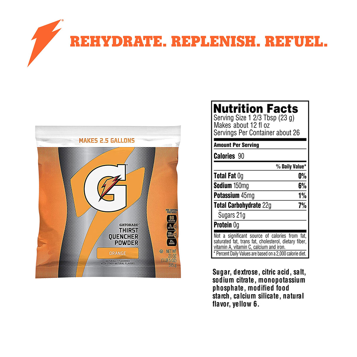 Gatorade Powder Riptide Rush 32 Pack Electrolyte Hydration For Athletes Performance Boost