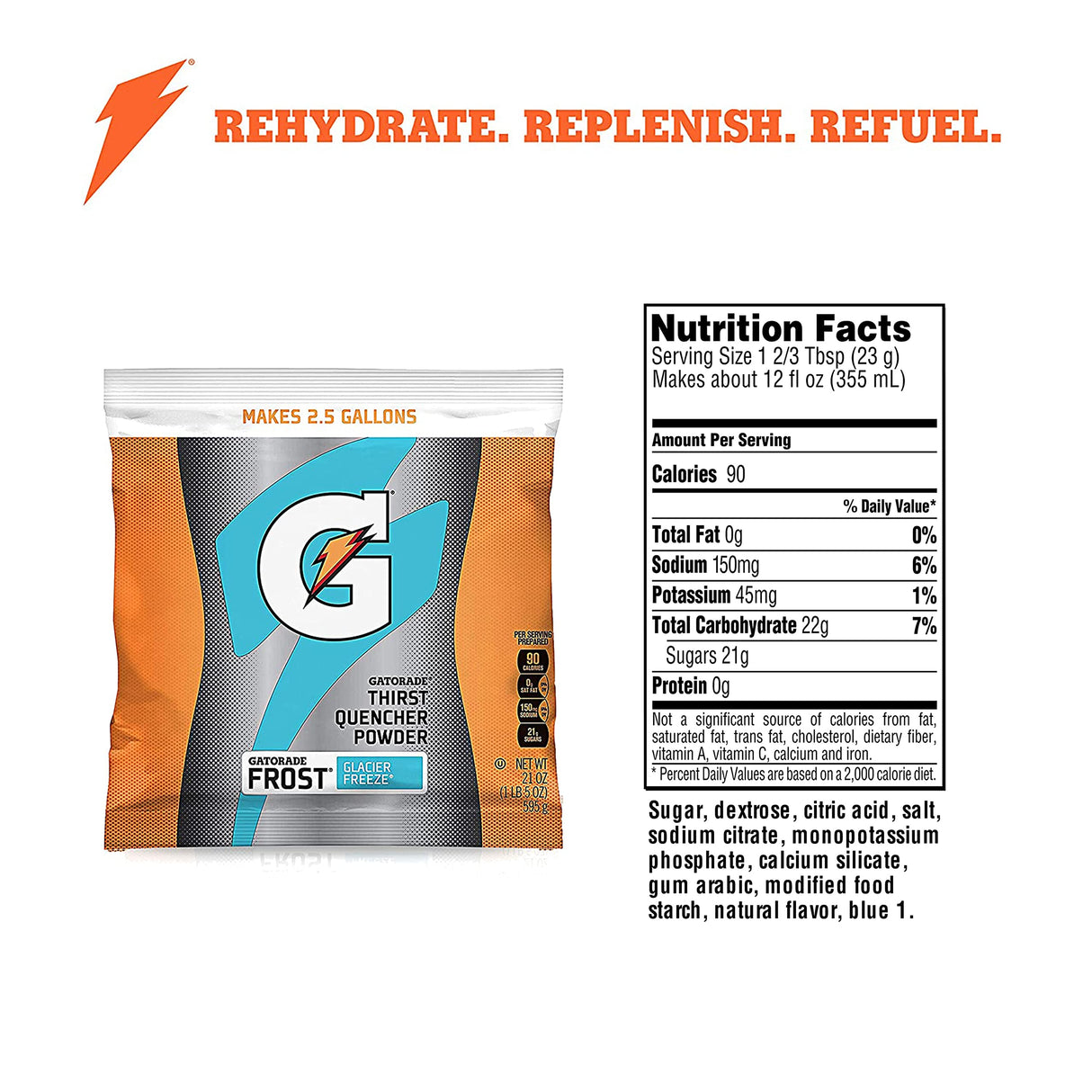 Gatorade Powder Riptide Rush 32 Pack Electrolyte Hydration For Athletes Performance Boost