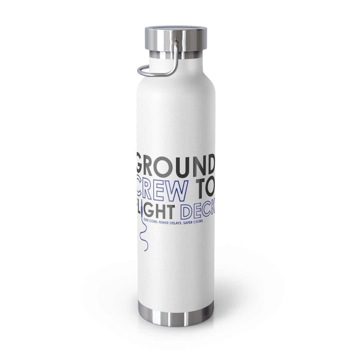 GroundComm X30 Copper Vacuum Insulated Bottle 22oz Keeps Hot 12 Hours Cold 48 Hours For Outdoors The Crew Hangar