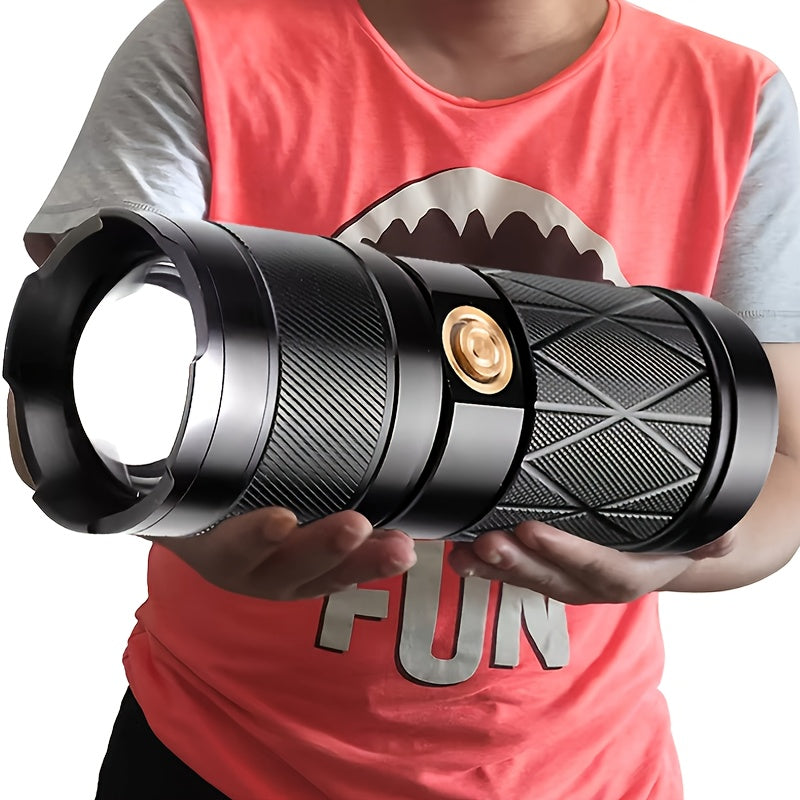 Tactical Flashlight Rechargeable Zoomable 8 Modes-1