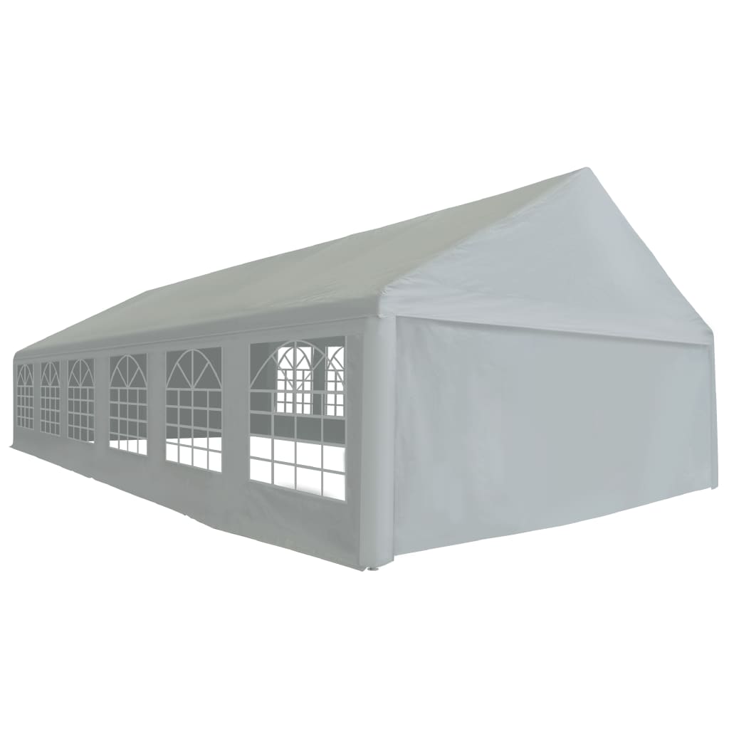 vidaXL Party Tent Outdoor Canopy Tent with Sidewalls Patio Gazebo Shelter Gray-0