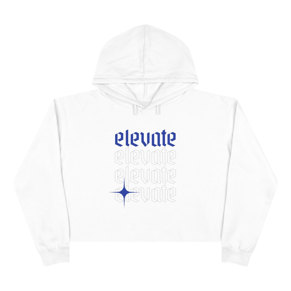 Elevate Crop Hoodie Flightline Fit By The Crew Hangar Ultra Soft Fleece For Crews Gym Goers Off-Shift Ready Athleisure