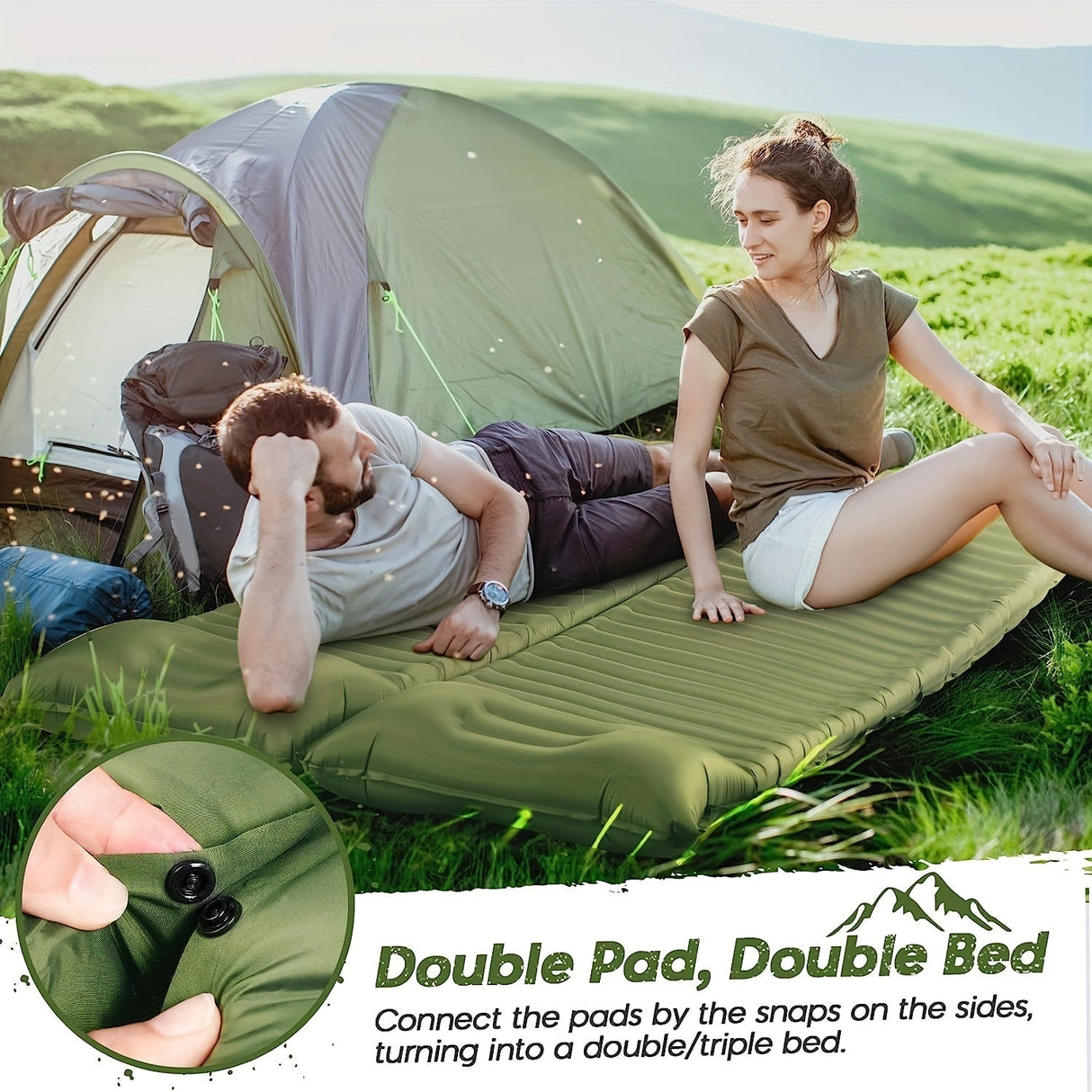 Outdoor Inflatable Camping Mattress-3