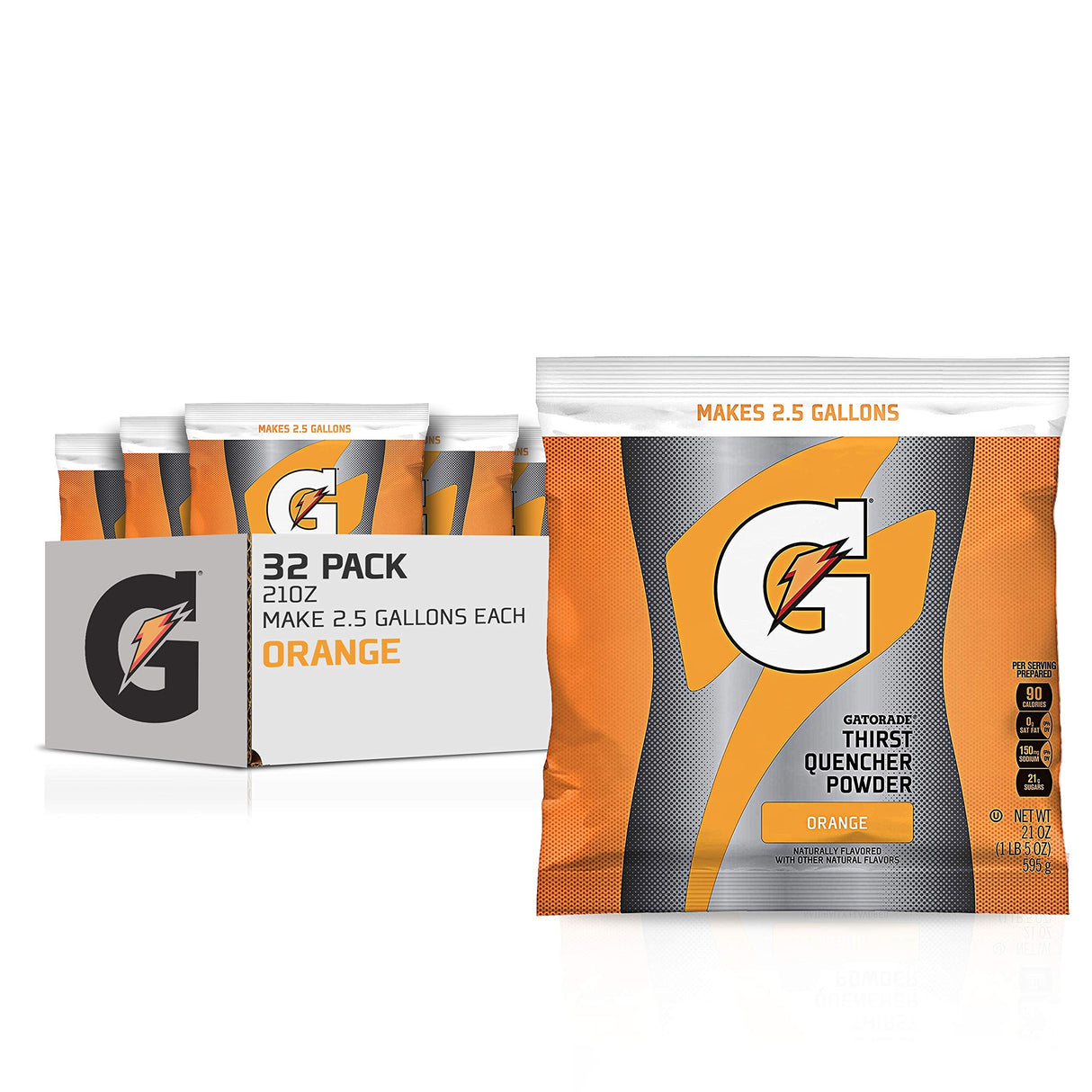 Gatorade Powder Riptide Rush 32 Pack Electrolyte Hydration For Athletes Performance Boost