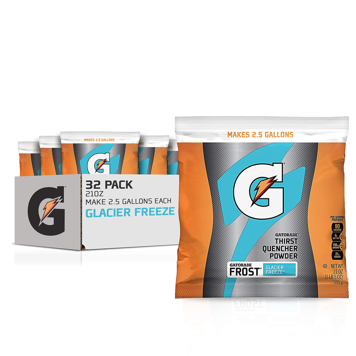 Gatorade Powder Riptide Rush 32 Pack Electrolyte Hydration For Athletes Performance Boost