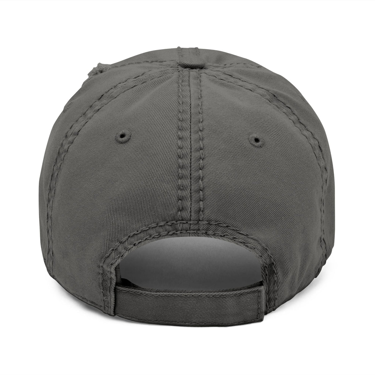 The Crew Hangar Distressed Embroidered Dad Hat Unisex Casual Vintage Cap For Everyday Wear