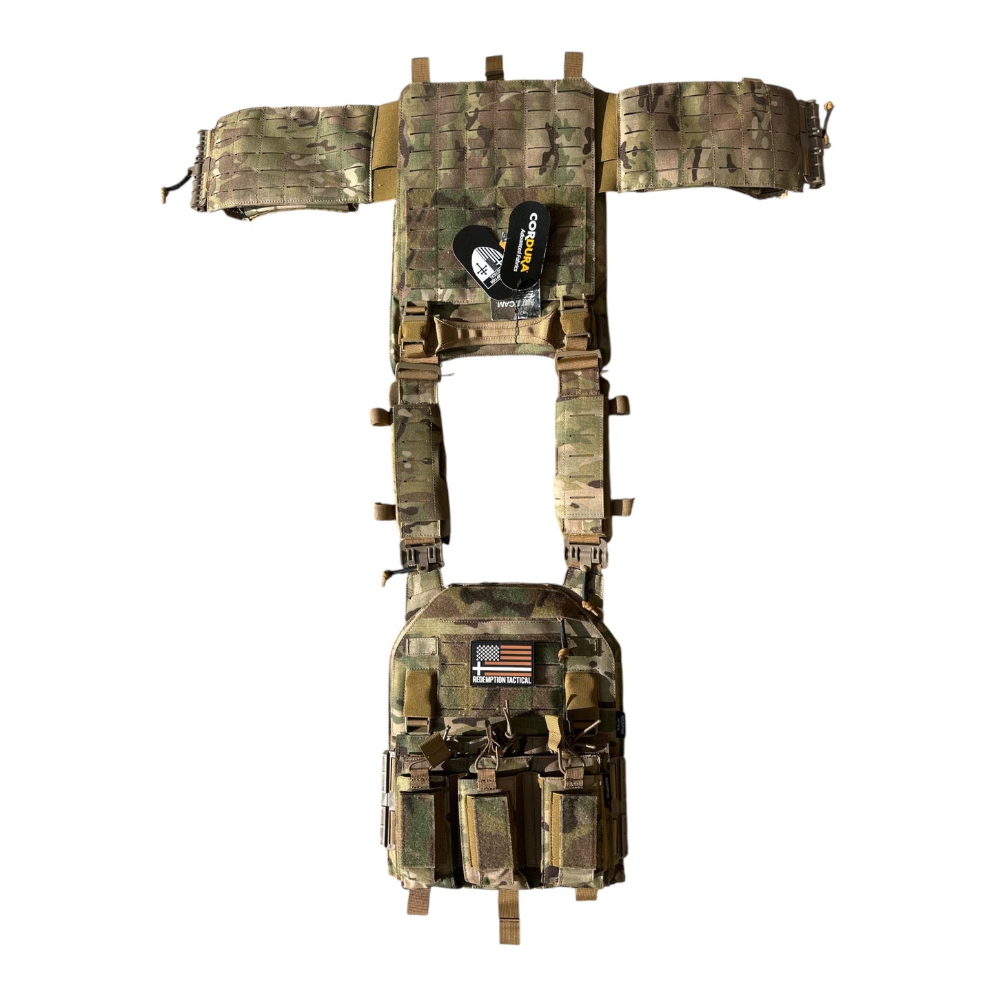 Redemption Tactical CRUSADER 2.0® ARMOR FULL KIT COMBO PACKAGE LIGHTWEIGHT LEVEL IV (2) 10x12 Front/Back Plates (2) 6x8 Side Plates (Level III PE)