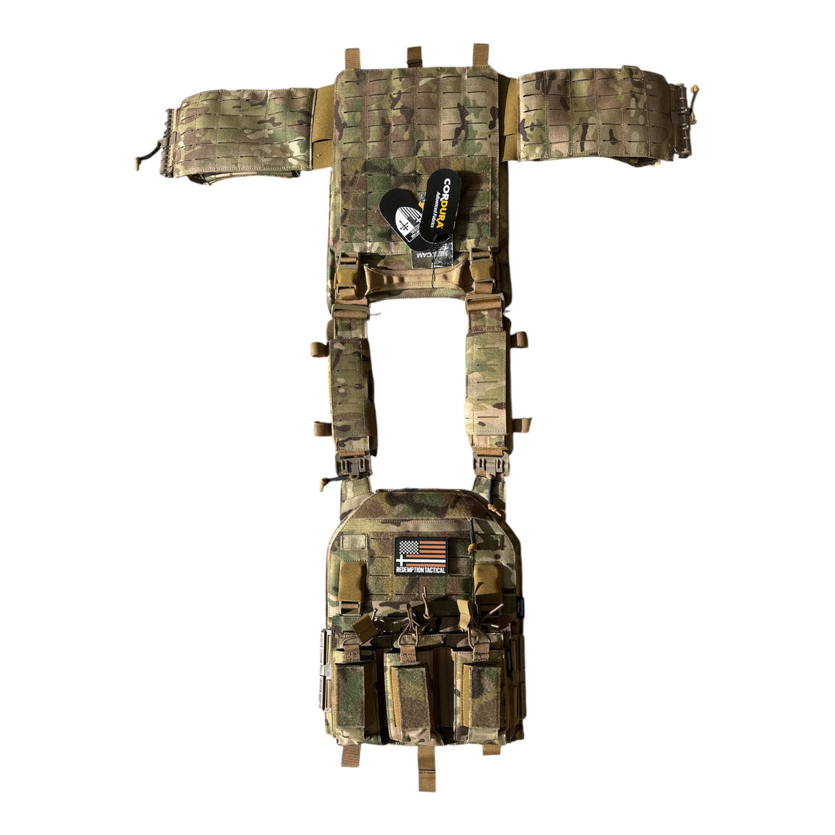 FULL KIT COMBO Crusader 2.0 Armor COMBO PACKAGE LIGHTWEIGHT LEVEL IV (2) 10x12 Front/Back Plates, Plate Carrier Bag