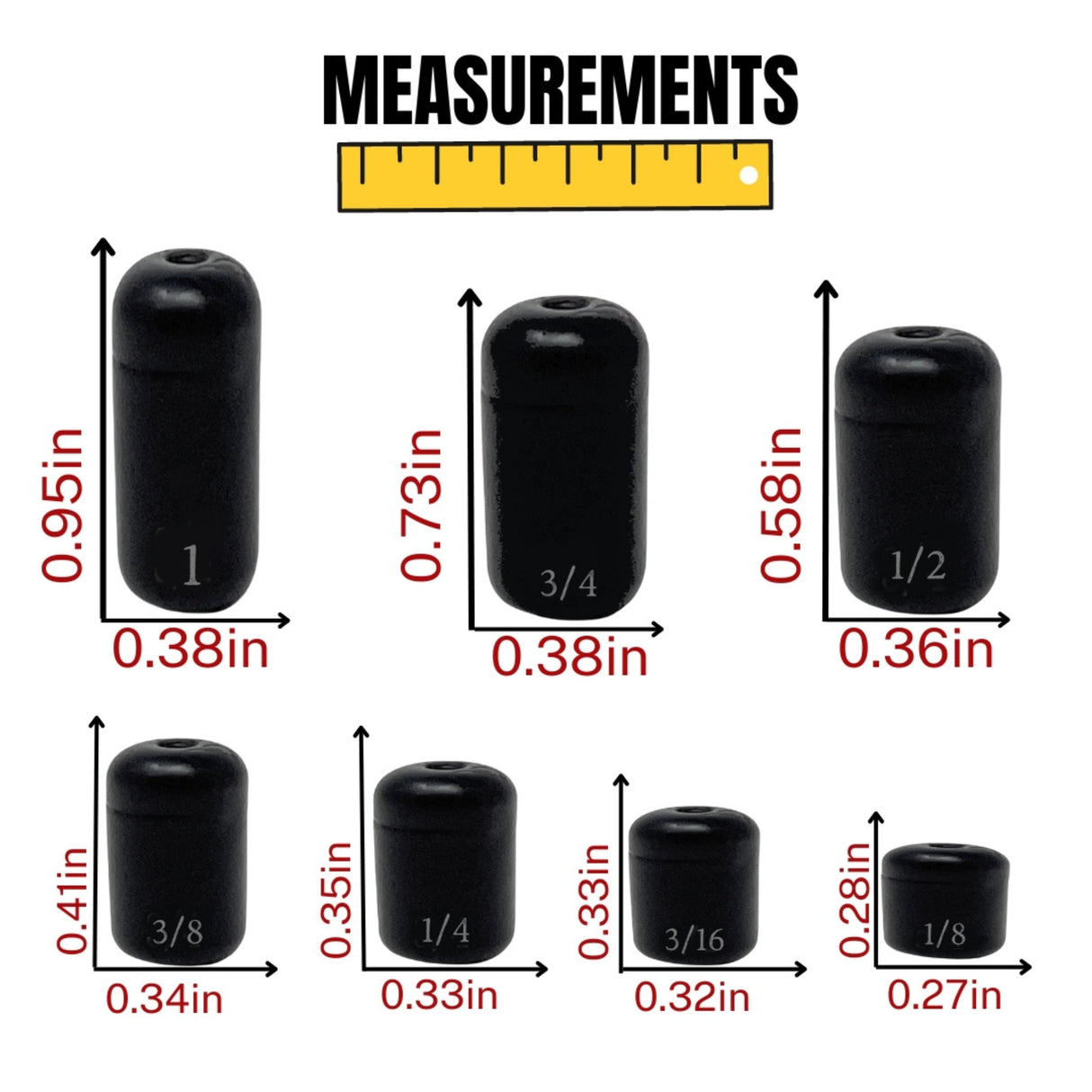 Reaction Tackle Tungsten Barrel Weights