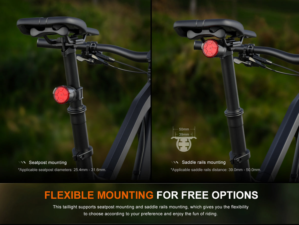 Fenix BC06R Smart Brake Bicycle Taillight Adventure Ready