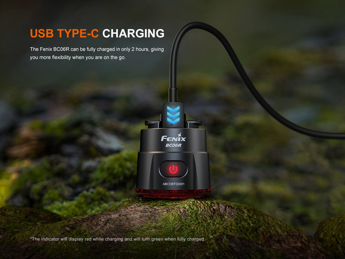 Fenix BC06R Smart Brake Bicycle Taillight Adventure Ready