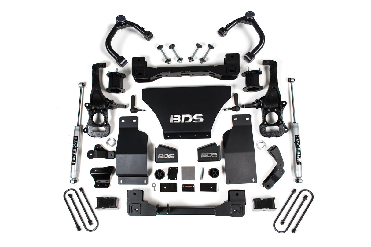 4 Inch Lift Kit | Chevy Silverado or GMC Sierra 1500 (2025) 4WD | Gas