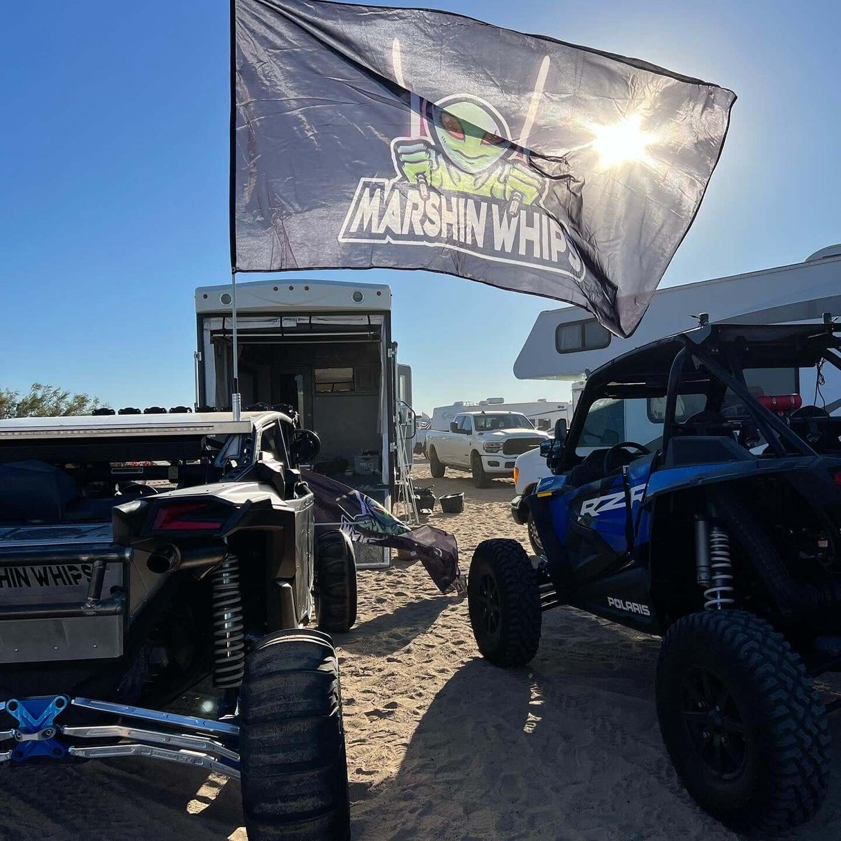 Single Day Large Whip Flag