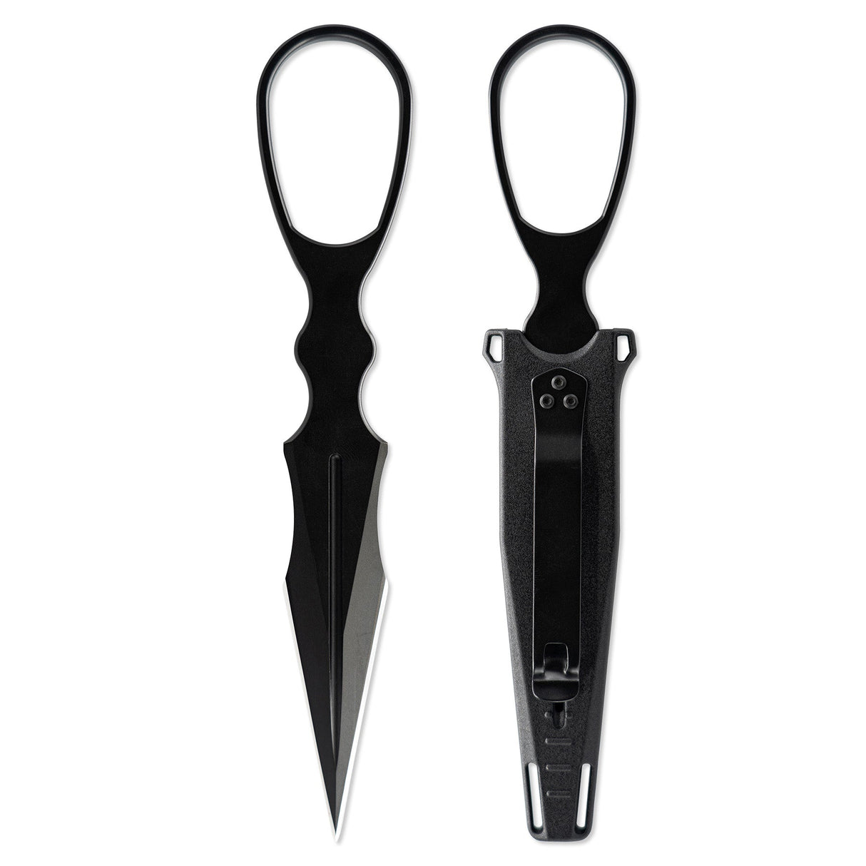 Skallywag Aluminum Dagger (Not Trainer) - Black-3