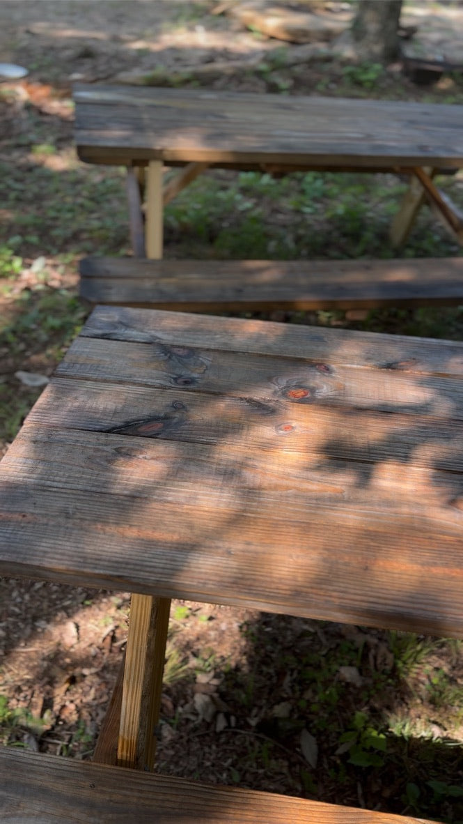 Freedom Bench – Wood Picnic Table