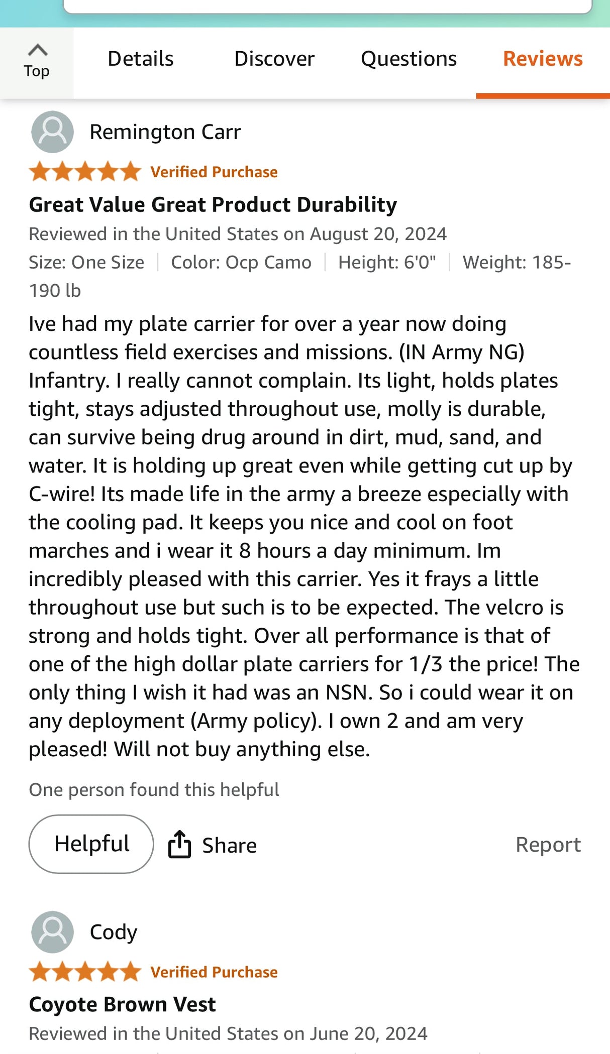 Redemption Tactical "CRUSADER 2.0"® Vest