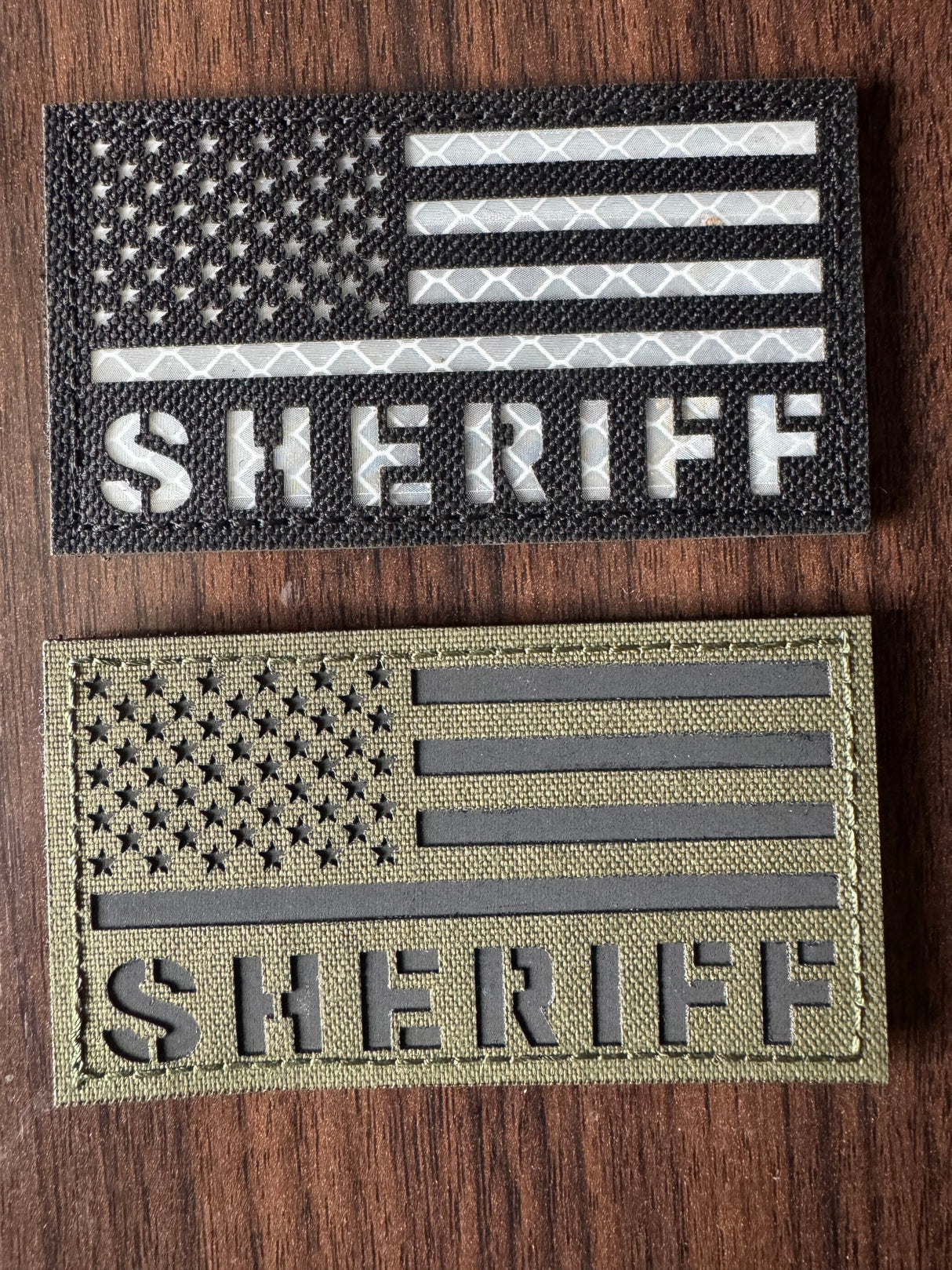 2x3.5” Sheriff Patch IR or Reflective