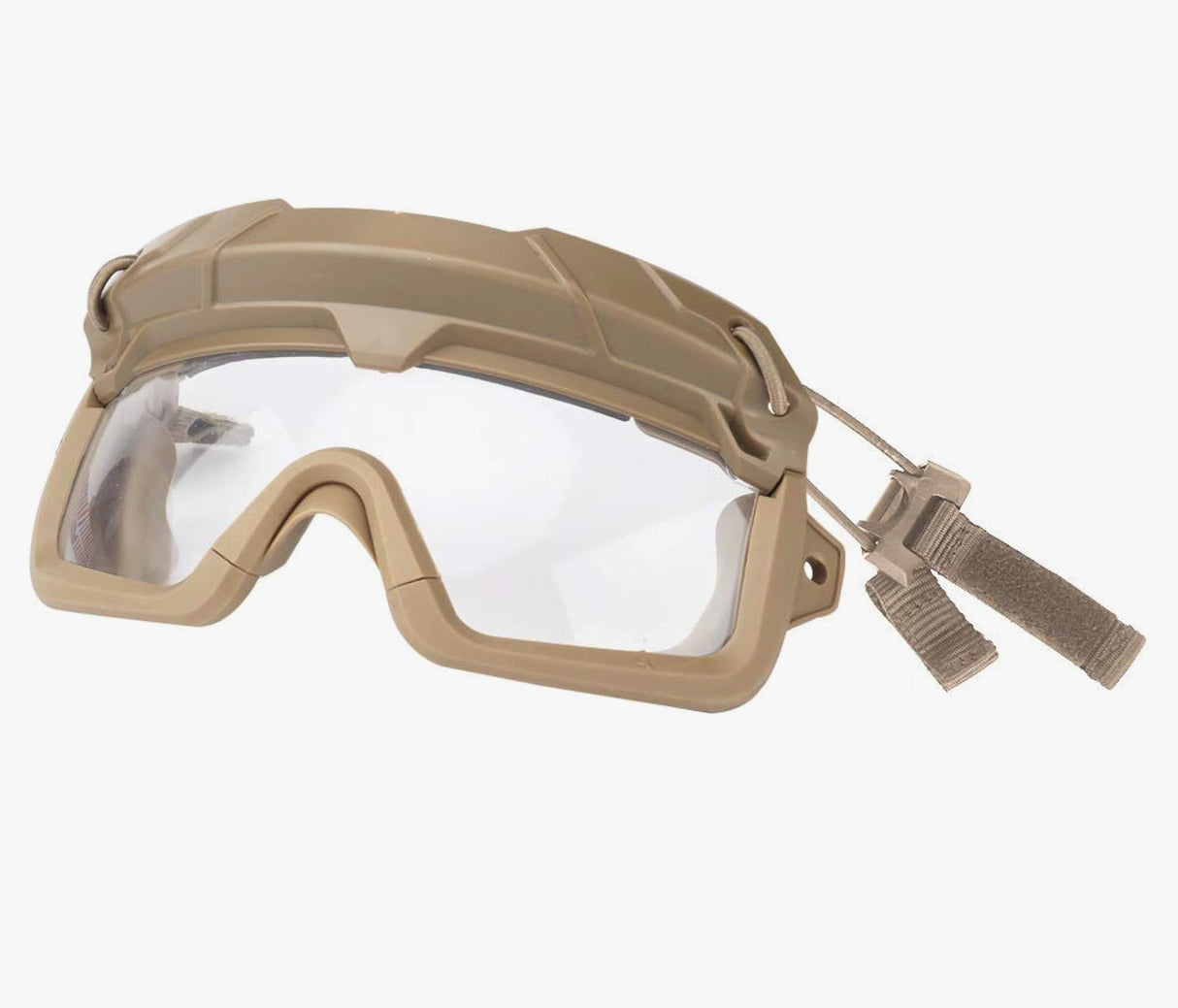 Tactical Helmet Goggles with Arc Rail Attachments