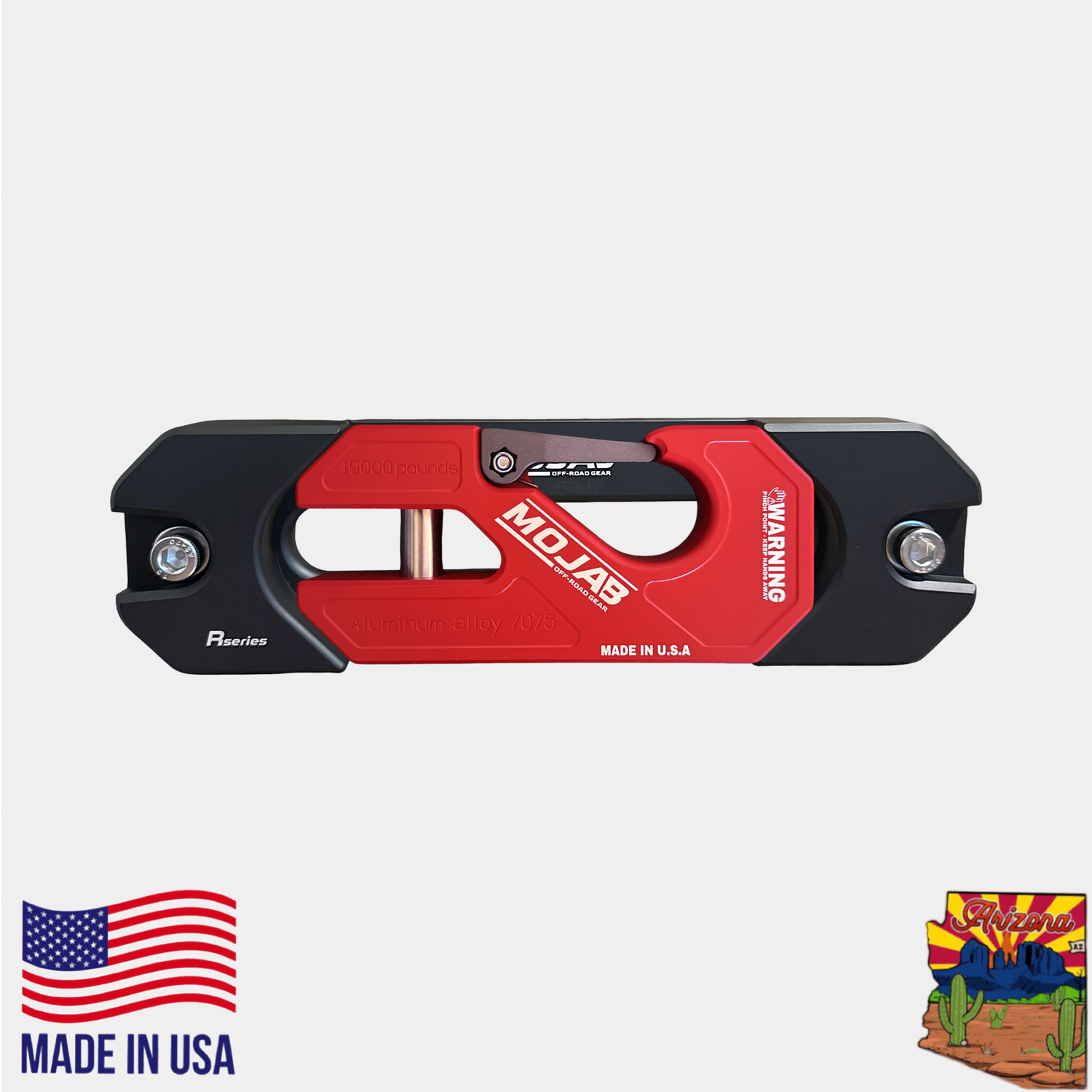 Aluminum Recessed Winch Shackle with Fairlead Kit, closed latch (LIFE TIME WARRANTY*)