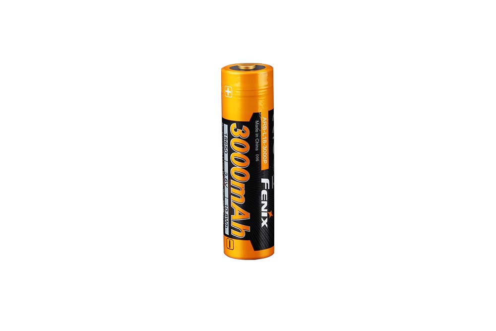 Fenix ARB-L18-3000P Rechargeable Li-Ion Battery For High-Drain Flashlights 14A Peak 10A Sustain Extended Runtime