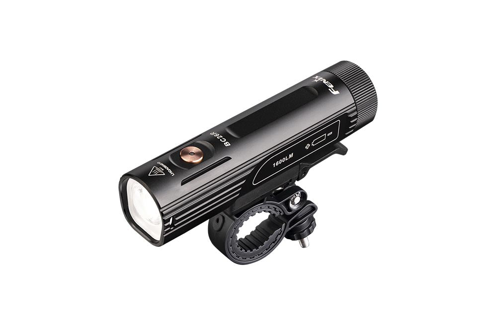 Fenix BC26R Durable Ultra Bright 1600 Lumens Bike Light For Cyclists With USB C Recharge And 65 Hour Runtime