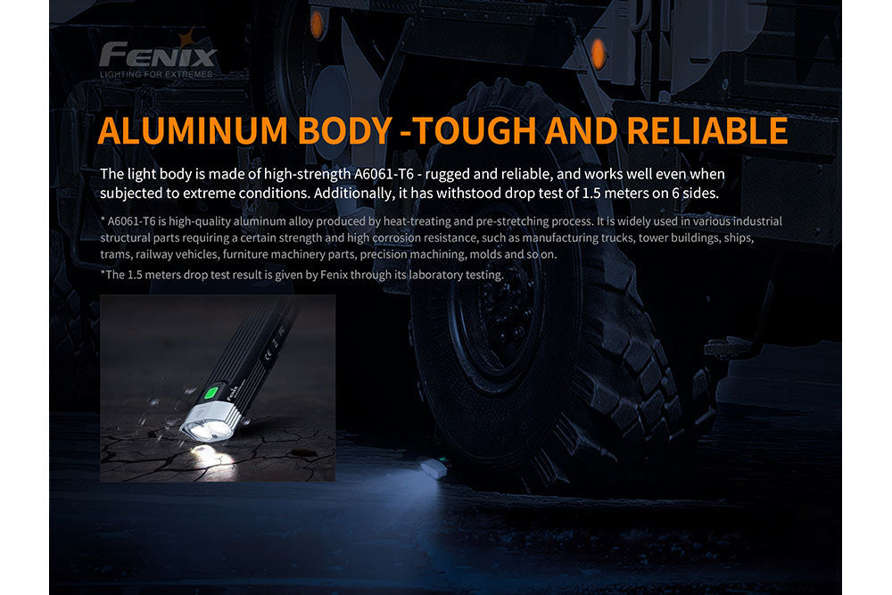 Fenix BC30 V2 LED Bike Light 2200 Lumen - Adventure-Ready