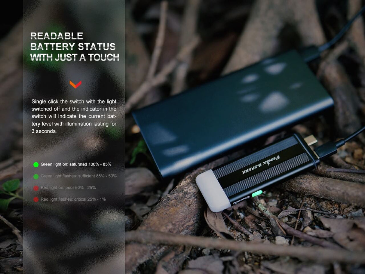 Fenix E-SPARK Ultra-Thin Powerbank And LED Flashlight For Everyday Carry Enthusiasts By Fenix Store