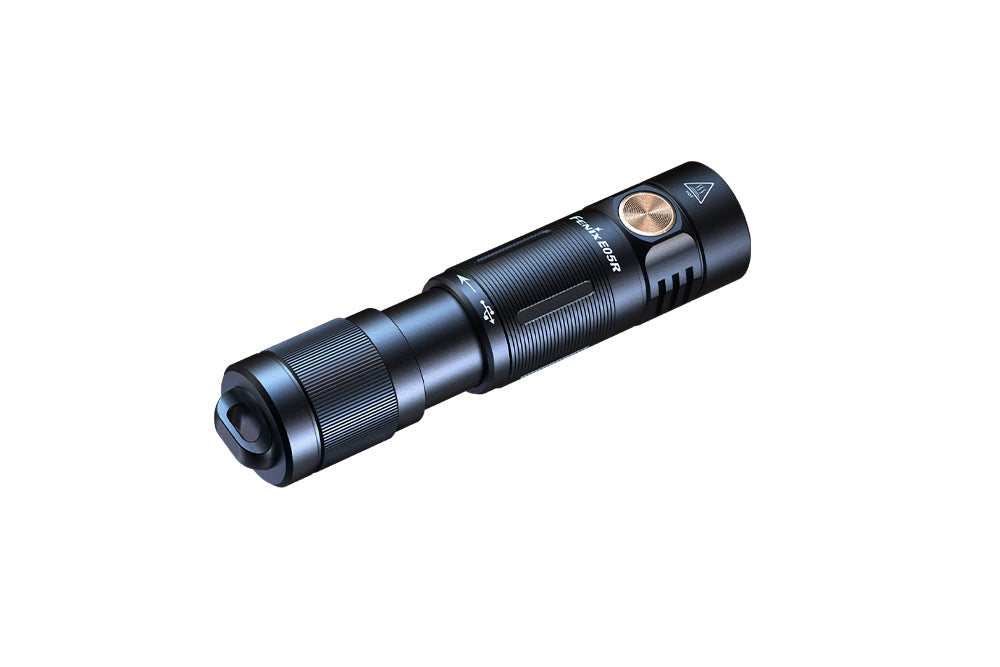 Fenix E05R Mini Keychain LED Flashlight 400 Lumens Rechargeable IP68 Waterproof For Outdoor Enthusiasts
