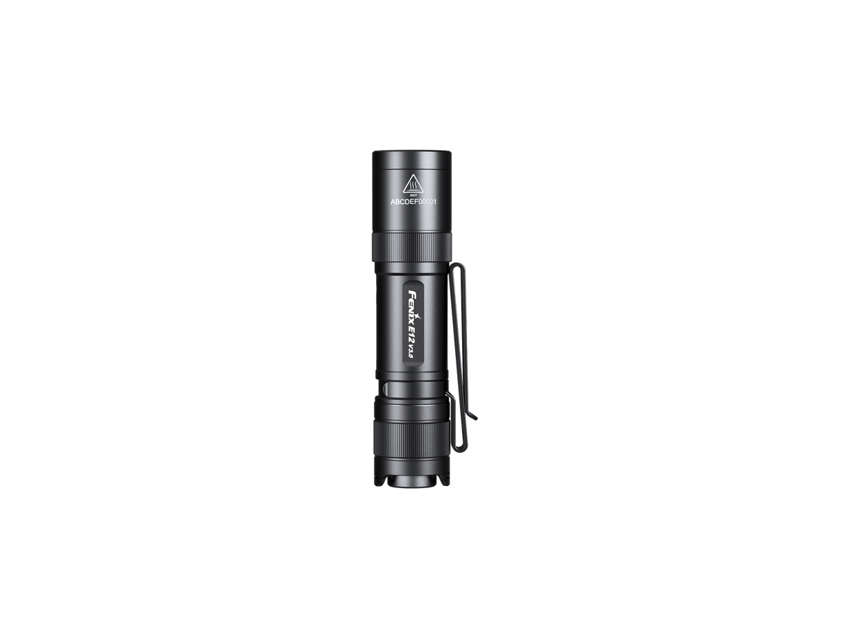 Fenix E12 V3 Pocket EDC AA Flashlight With 200 Lumen Output Magnetic Tail Stand For Everyday Carry